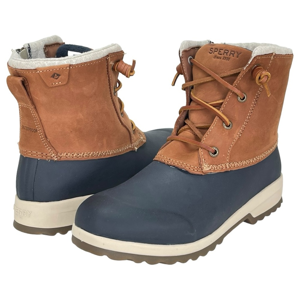 Sperry Maritime Repel Waterproof Mid Top Womens Ducks Boots Size 7M - Picture 12 of 12